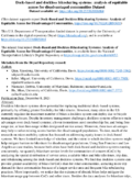 DockBased and Dockless Bikesharing Systems Analysis of Equitable Access for Disadvantaged Communities supporting datasets