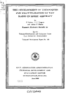 The Development of Techniques for the Utilization of VHF Radio in Light Aircraft