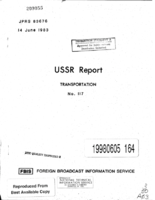 USSR Report Transportation No 117