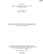 Final report  sampling plan for pavemrnt condition ratings of secondary roads