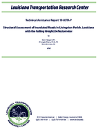 Structural Assessment of Inundated Roadways in Livingston Parish Louisiana With the Falling Weight Deflectometer