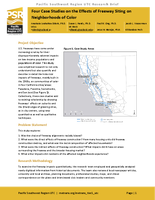 Four Case Studies on the Effects of Freeways on Neighborhoods of Color Research Brief