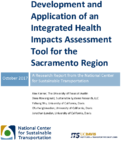 Development and Application of an Integrated Health Impacts Assessment Tool for the Sacramento Region