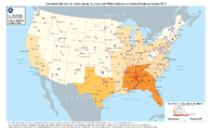 Estimated FAF Flow for Trucks Going To From and Within Alabama on National Highway System 2017