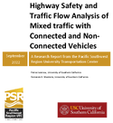 Highway Safety and Traffic Flow Analysis of Mixed traffic with Connected and NonConnected Vehicles