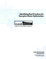 Identifying best practices for snowplow route optimization  final report