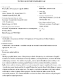 Evaluation of Isocyanate Asphalt Additive