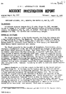 Investigation of Aircraft Accident NORTHEAST AIRLINES LEBANON NEW HAMPSHIRE 19550531
