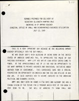 Remarks Prepared for Delivery by Secretary Elizabeth Hanford Dole Swearing In of Amparo Bouchey