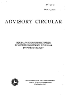 AC 18332 Federal Aviation Administration Designated Maintenance Technician Examiner Directory