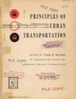 Principles of Urban Transportation