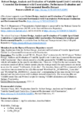 Robust Design Analysis and Evaluation of Variable Speed Limit Control in a Connected Environment with Uncertainties Performance Evaluation and Environmental Benefits supporting datasets