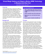 Virtual Weigh Stations and WeighinMotion WIM Technology in Maryland and New York Noteworthy Practice
