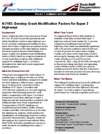 07183 Develop Crash Modification Factors for Super 2 Highways Brief