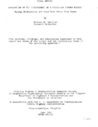 Evaluation of the performance of a presslam timber bridge  bridge performance and load test after five years final report