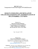 Design Guidelines and Mitigation Strategies for Reducing Sedimentation of MultiBarrel Culverts