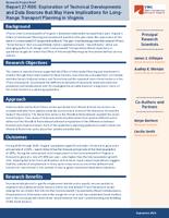Report 27R06 Exploration of Technical Developments and Data Sources That May Have Implications for Long Range Transport Planning in Virginia Research Project Brief