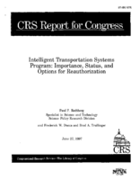 Intelligent transportation systems program  importance status and options for reauthorization