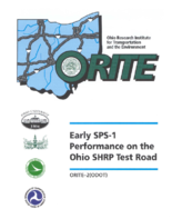 Early SPS1 Performance on the Ohio SHRP Test Road