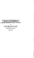 The Effects of Airline Deregulation on North Dakota Fares and Service An Economic Analysis Prepared for the Governors Commission on Air Transportation