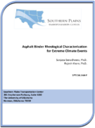 Asphalt Binder Rheological Characterization for Extreme Climate Events