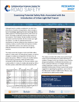 Examining Potential Safety Risks Associated with the Introduction of Urban Light Rail Transit Research Brief