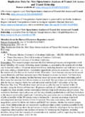 New OpenSource Analyses of Transit Job Access and Transit Ridership supporting datasets