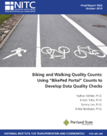 Biking and Walking Quality Counts Using BikePed Portal Counts to Develop Data Quality Check