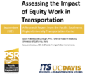 Assessing the Impact of Equity Work in Transportation