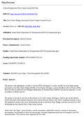 Blue Water Bridge International Smart Freight Corridor Project Data Management Plan