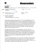 Hoan Bridge Failure Investigation Memorandum