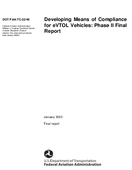 Developing Means of Compliance for eVTOL Vehicles Phase II Final Report