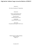 Chip Seal for Uniform Usages Across the Districts of NMDOT