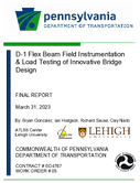 D1 Flex Beam Field Instrumentation  Load Testing of Innovative Bridge Design