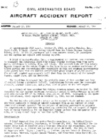 Investigation of Aircraft Accident ARCTICPACIFIC TOLEDO OHIO 19601029