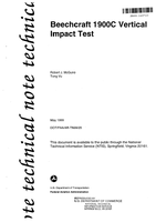 Beechcraft 1900C Vertical Impact Test