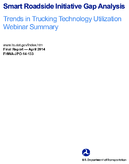 Smart roadside initiative gap analysis  trends in trucking technology utilization webinar summary