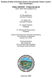 Roadway Weather Information System and Automatic Vehicle Location AVL Coordination 2009
