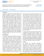 AIBased Environmental Code Checking Tool for Sustainability Best Management Practices of Infrastructure Construction Projects Research Brief