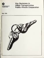 Key Decisions in Urban Transportation PublicPrivate Cooperation