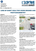 LineofSight Analysis Using Drones And Photogrammetry Research Results