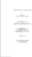 Highway Accident Costs and Rates in Texas