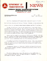 Department of Transportation News Urban Mass Transportation Administration DOT 13871