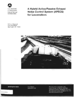 A Hybrid ActivePassive Exhaust Noise Control System APECS for Locomotives