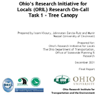 Ohios Research Initiative for Locals ORIL Research OnCall Task 1  Tree Canopy