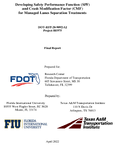 Developing Safety Performance Function SPF and Crash Modification Factor CMF for Managed Lanes Separation Treatments
