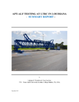 APTALF Testing at LTRC in Louisiana Summary Report