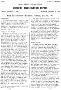 Investigation of Aircraft Accident BURKE AIR TRANSPORT MELBOURNE FLORIDA 19470713