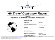 Air Travel Consumer Report May 2024
