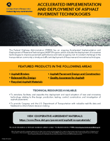 Accelerated Implementation and Deployment of Asphalt Pavement Technologies